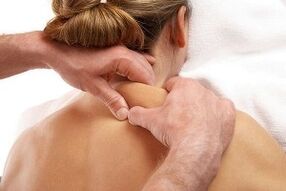 Massage für Osteochondose der Halsspalte